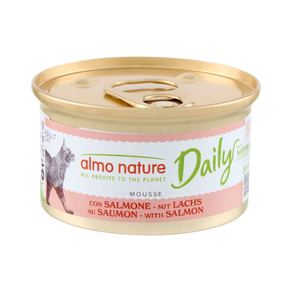 Almo Nature Daily Mousse Kattenvoer - Blik - Zalm