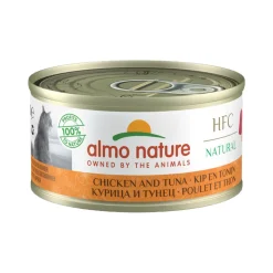 Almo Nature HFC 70 Natural Kattenvoer - Blik - Kip en Tonijn