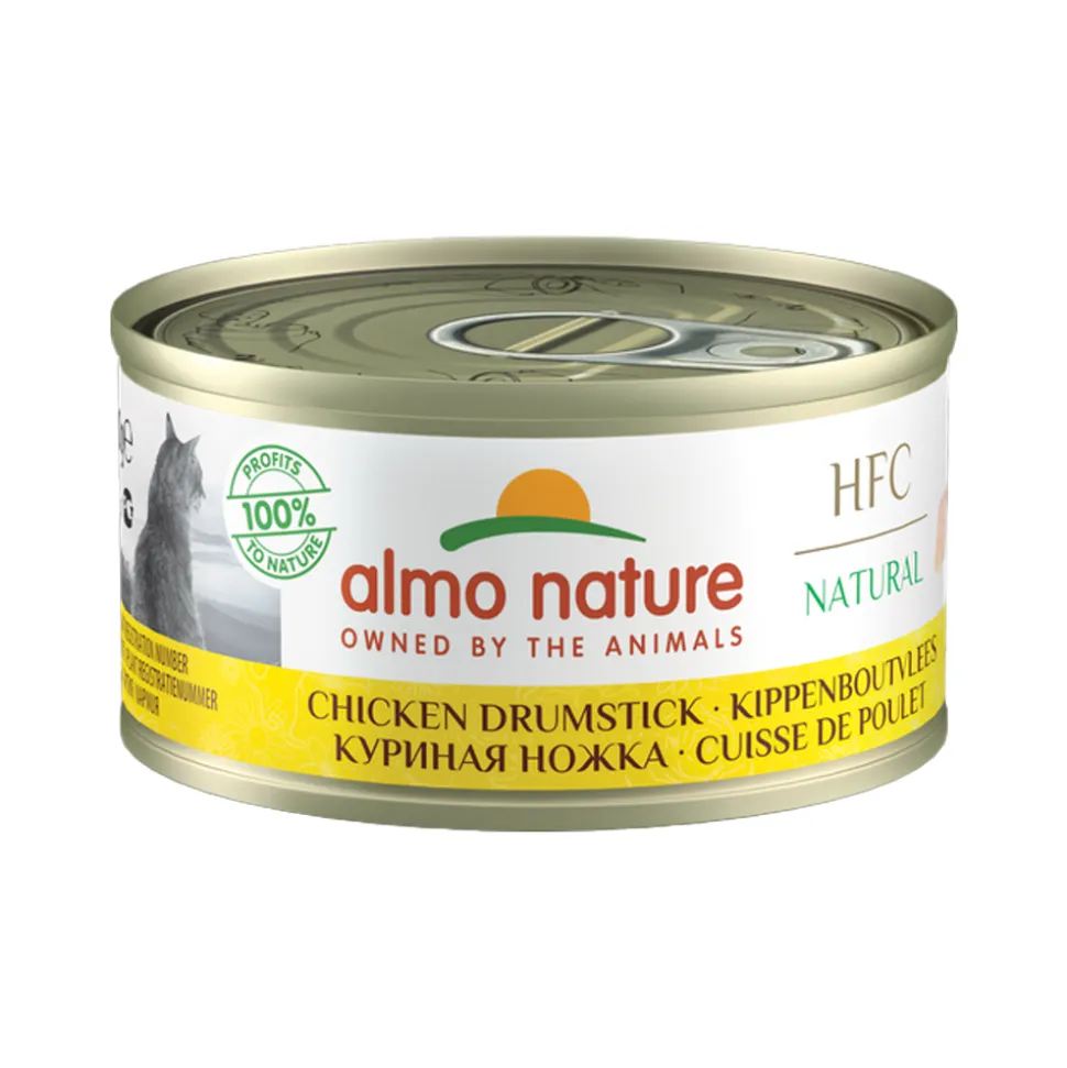Almo Nature HFC 70 Natural Kattenvoer - Blik - Kippenboutvlees