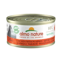 Almo Nature HFC 70 Natural Kattenvoer - Blik - Kip en Pompoen