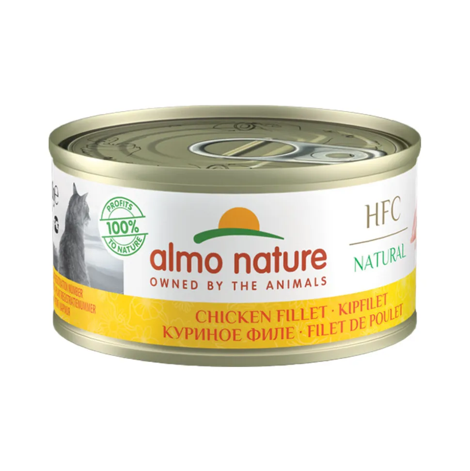 Almo Nature HFC 70 Natural Kattenvoer - Blik - Kipfilet