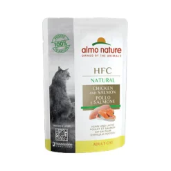 Almo Nature HFC Natural Kattenvoer - Maaltijdzakje - Kip en Zalm