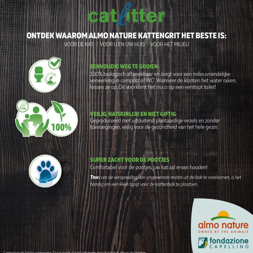 Almo Nature Naturel Kattenbakvulling