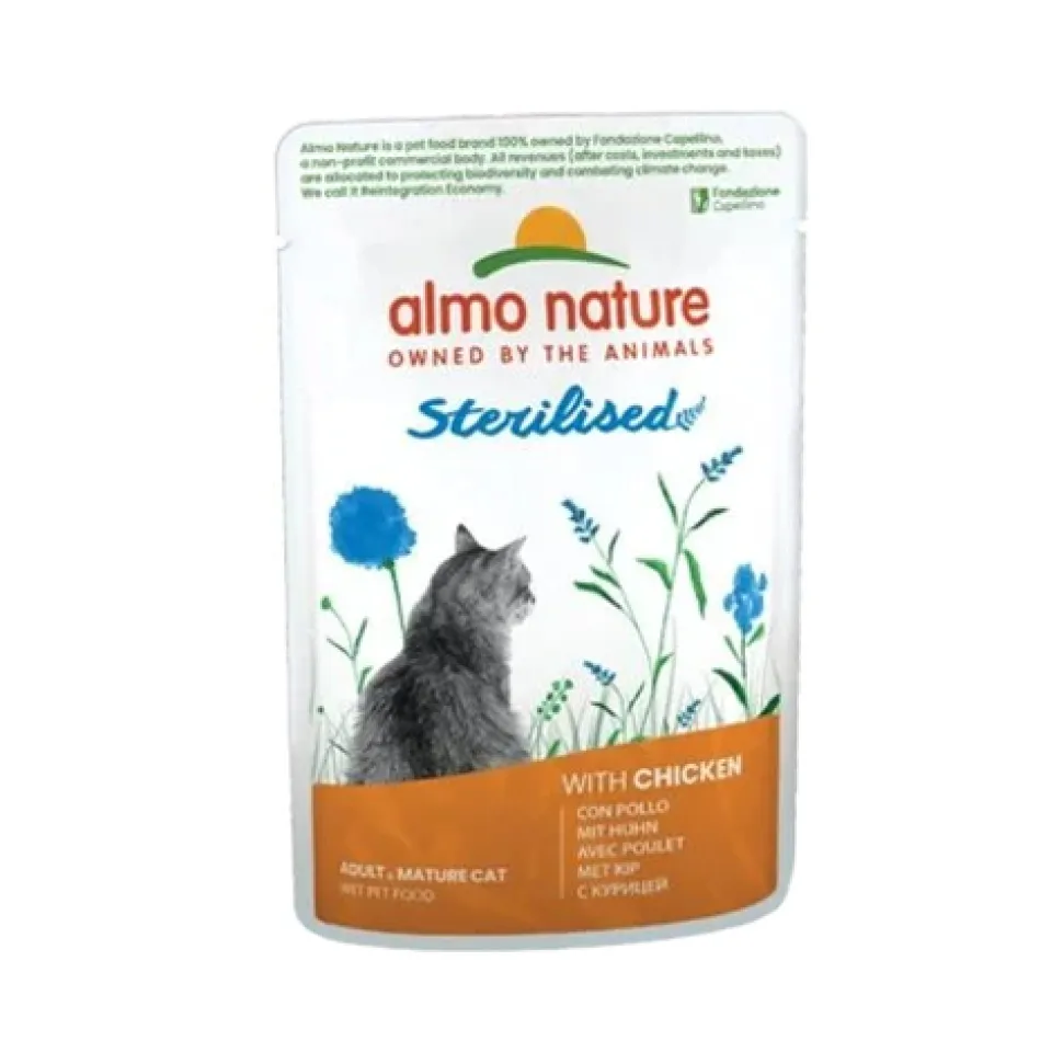 Almo Nature Sterilised Kattenvoer - Maaltijdzakje