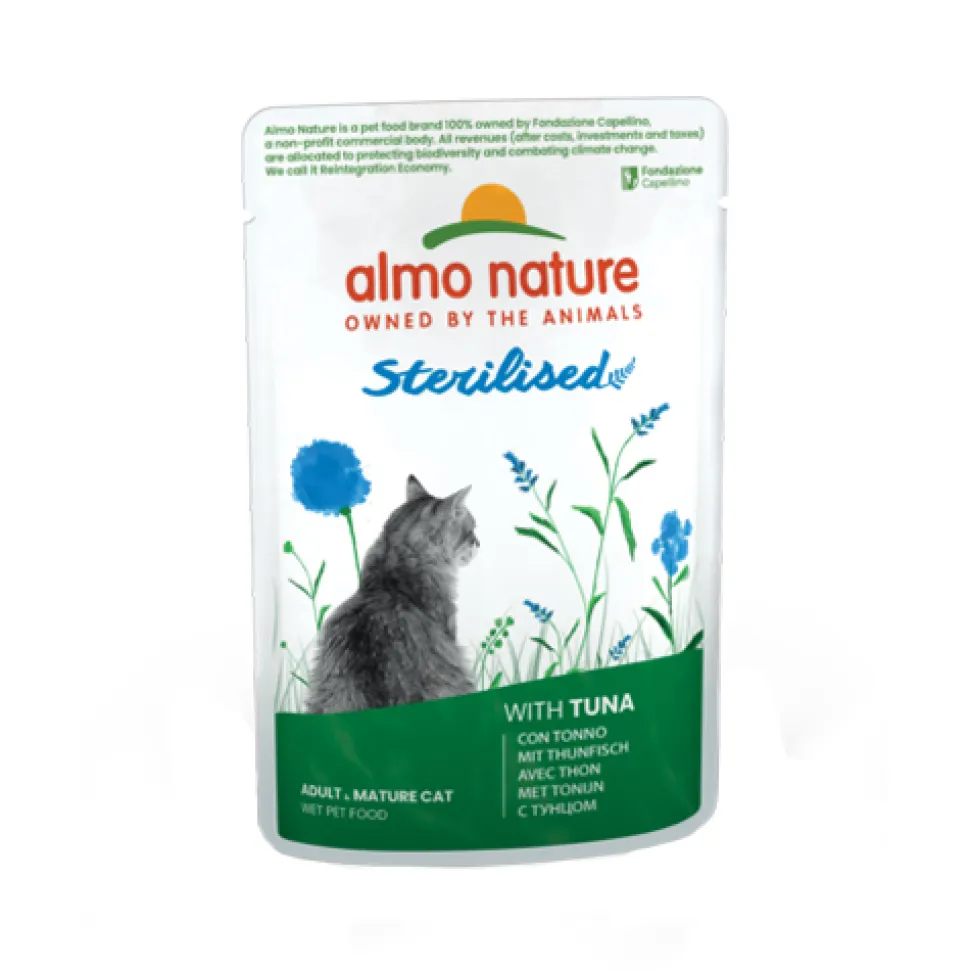 Almo Nature Sterilised Kattenvoer - Maaltijdzakje