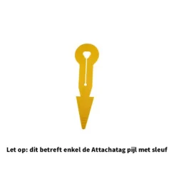 Auriplak Attachatag pijl met sleuf