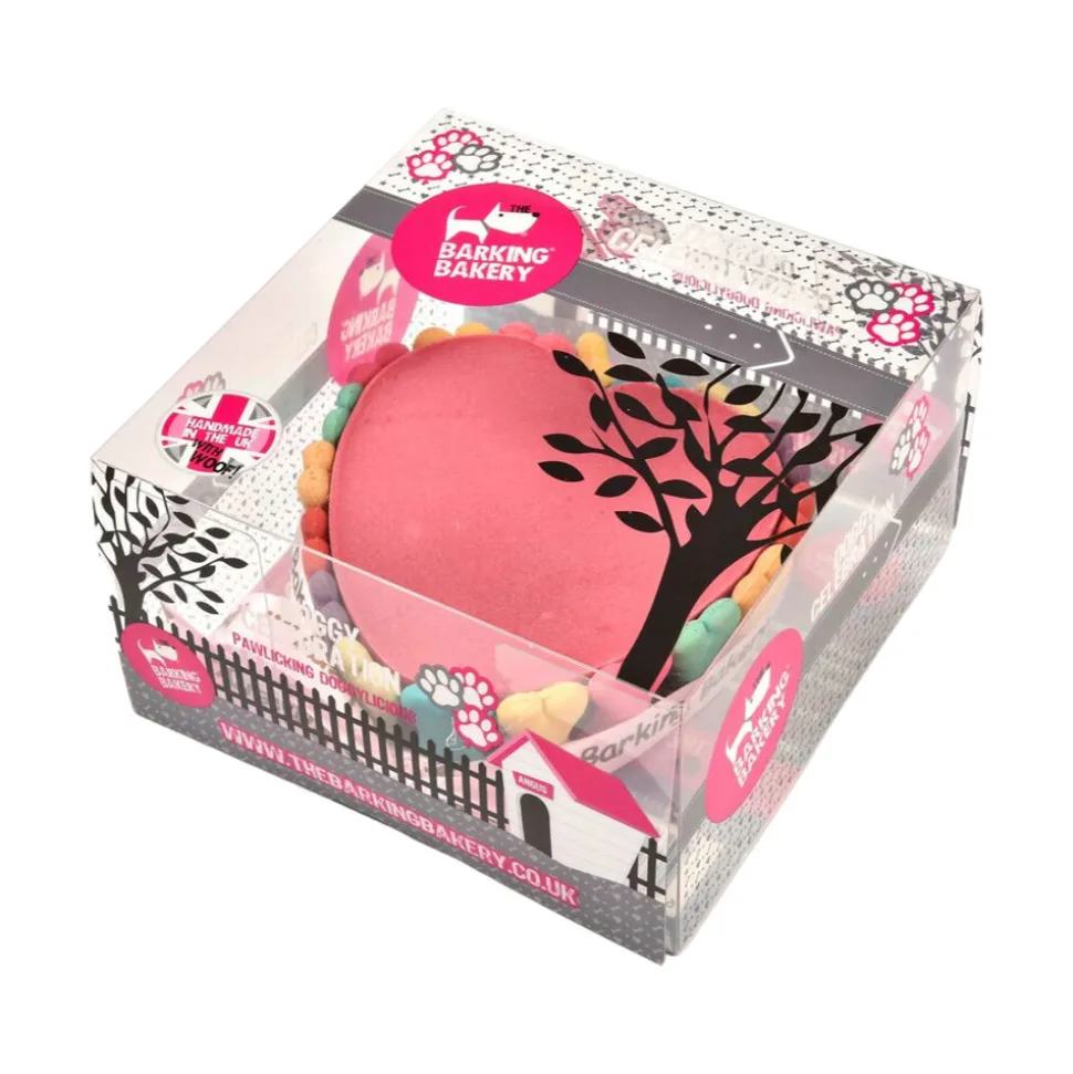Barking Bakery Pink Heart Pawty Cake