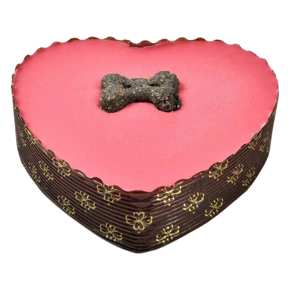 Barking Bakery Pink Heart Pawty Cake