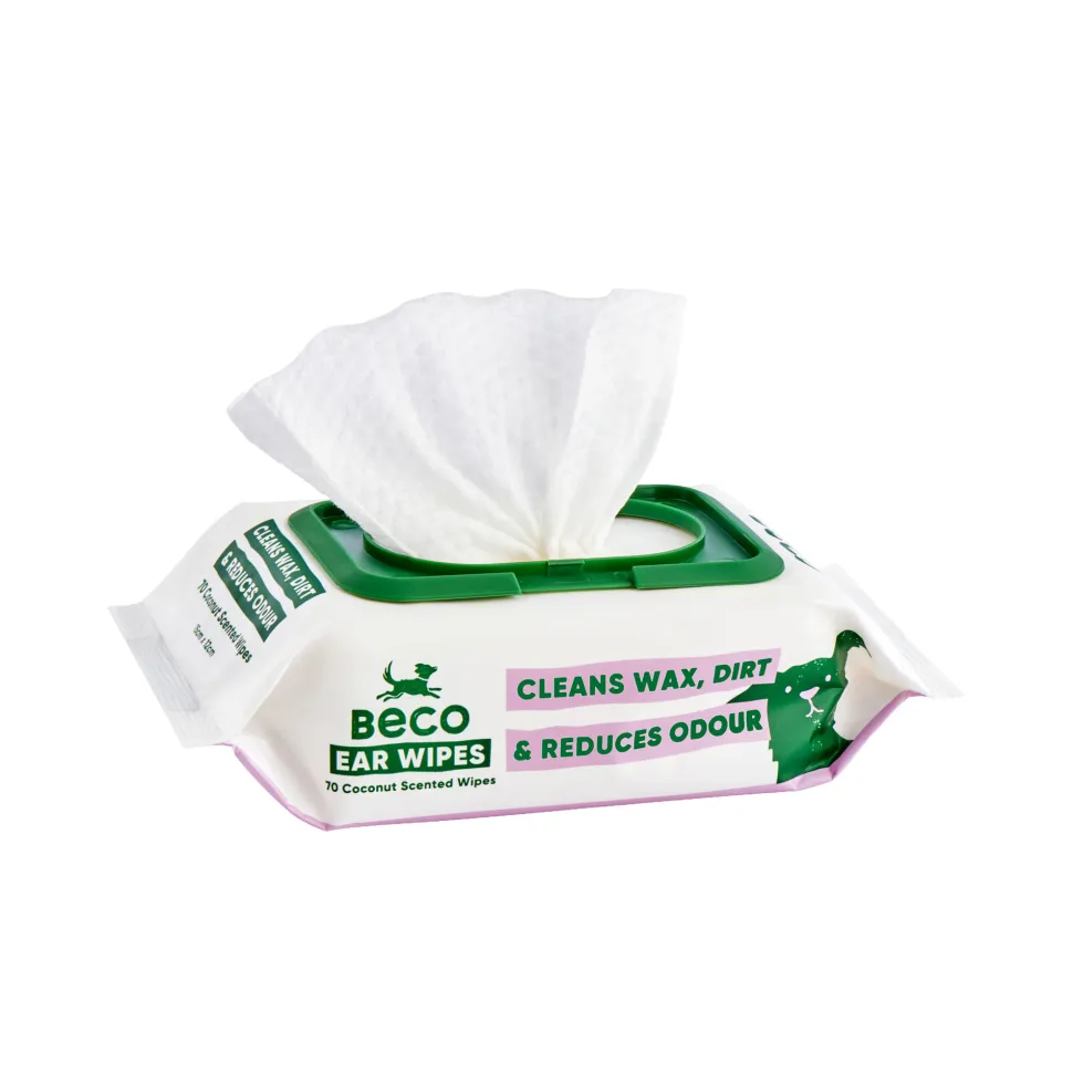 Beco Dog Ear Wipes - Coconut