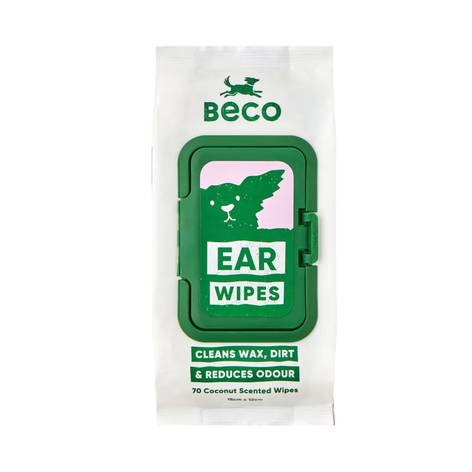 Beco Dog Ear Wipes - Coconut