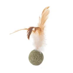 Beeztees Catnip Bal met Veren