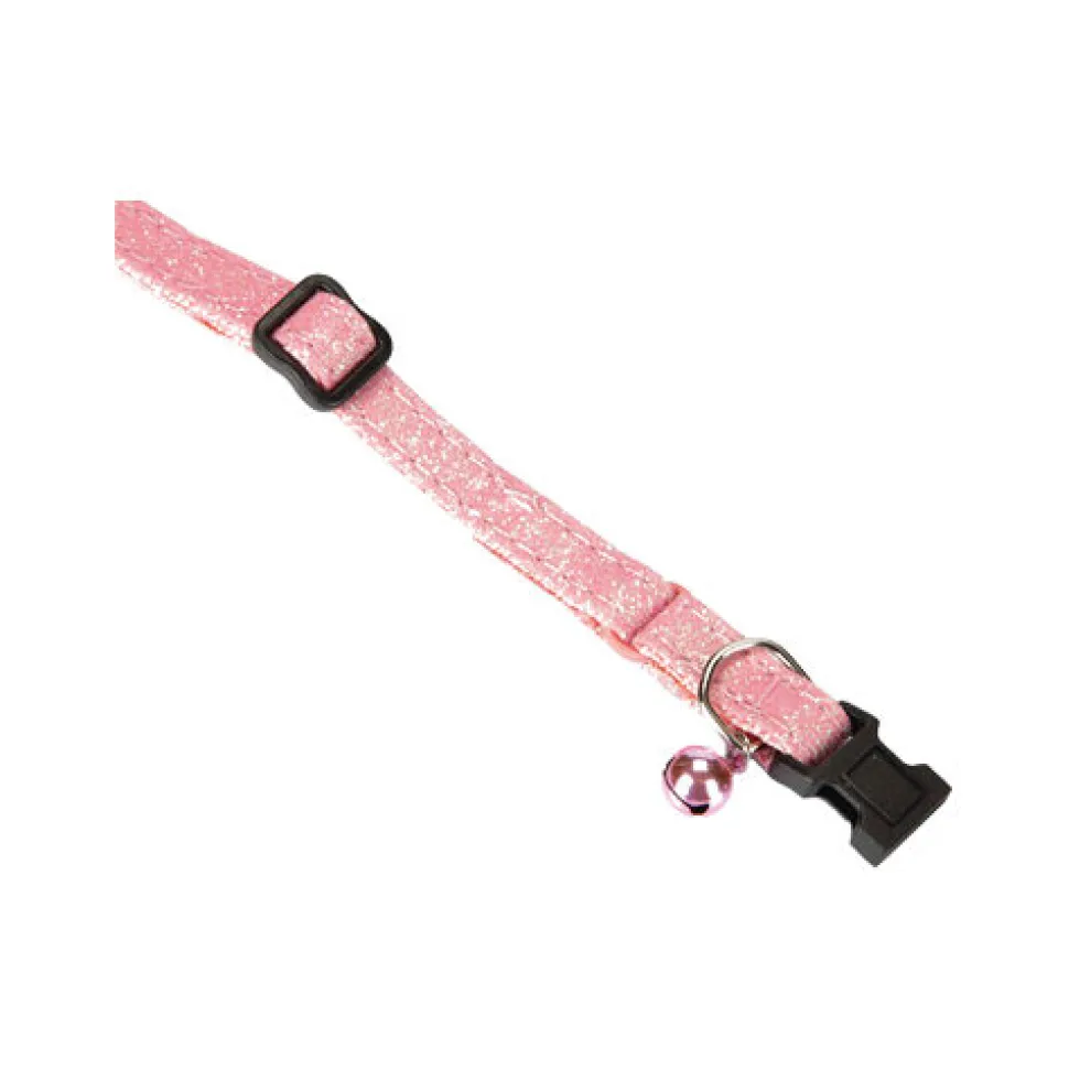 Beeztees Glitter Roze Kattenhalsband