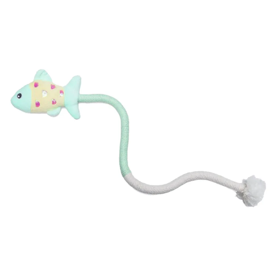 Beeztees Kitten Vis met Touw Roxy