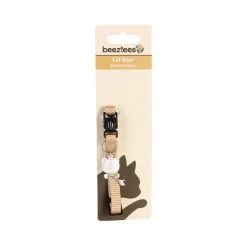 Beeztees Nylon kattenhalsband Uni - Beige