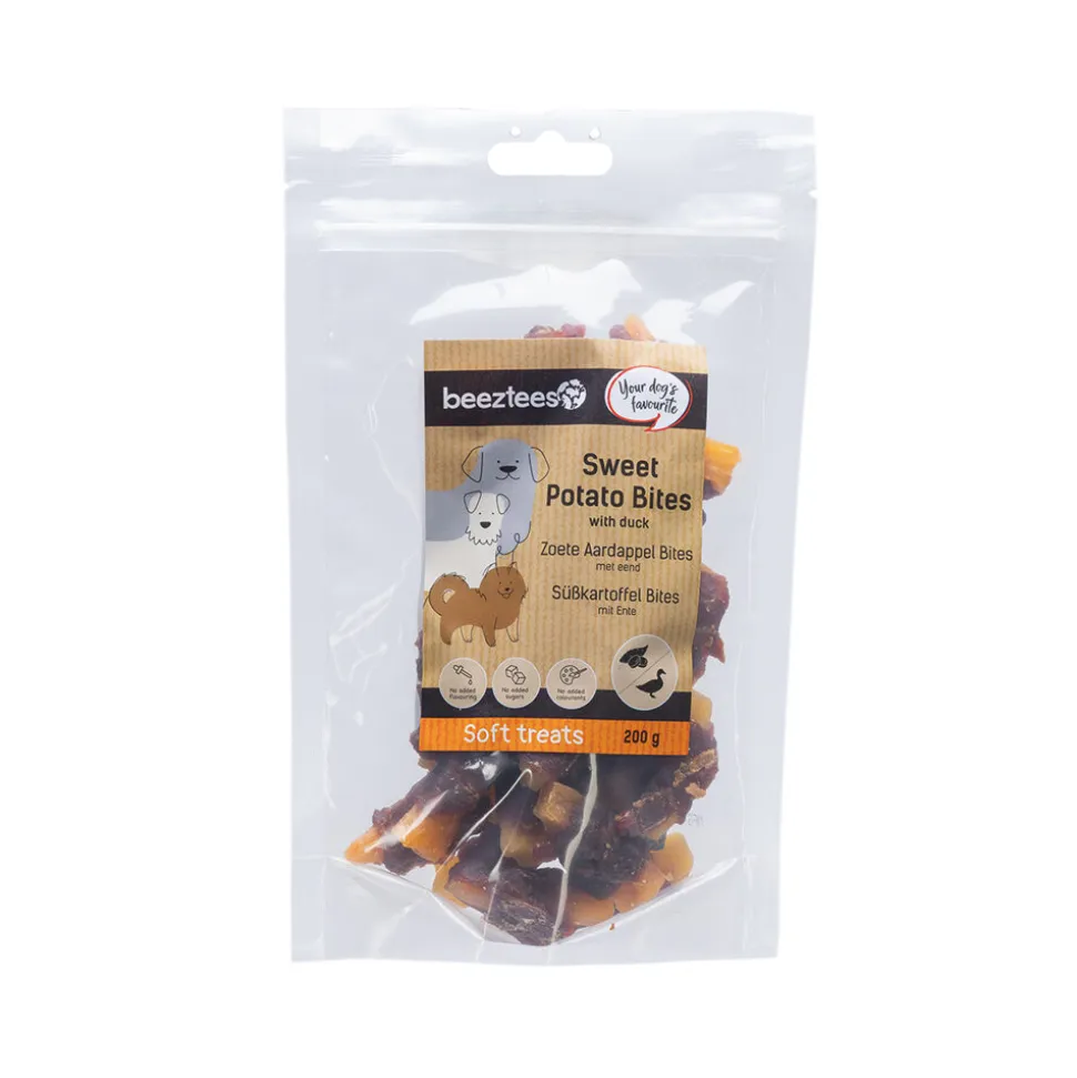 Beeztees Zoet Aardappel Bites - Eend