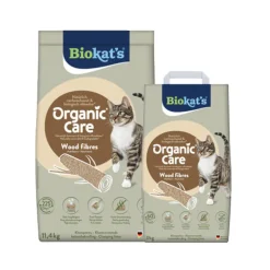 Biokat's Organic Care Wood Fibres Kattenbakvulling