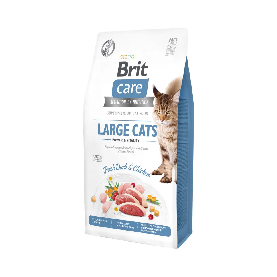 Brit Care Cat - Grain-Free Large cats Power & Vitality