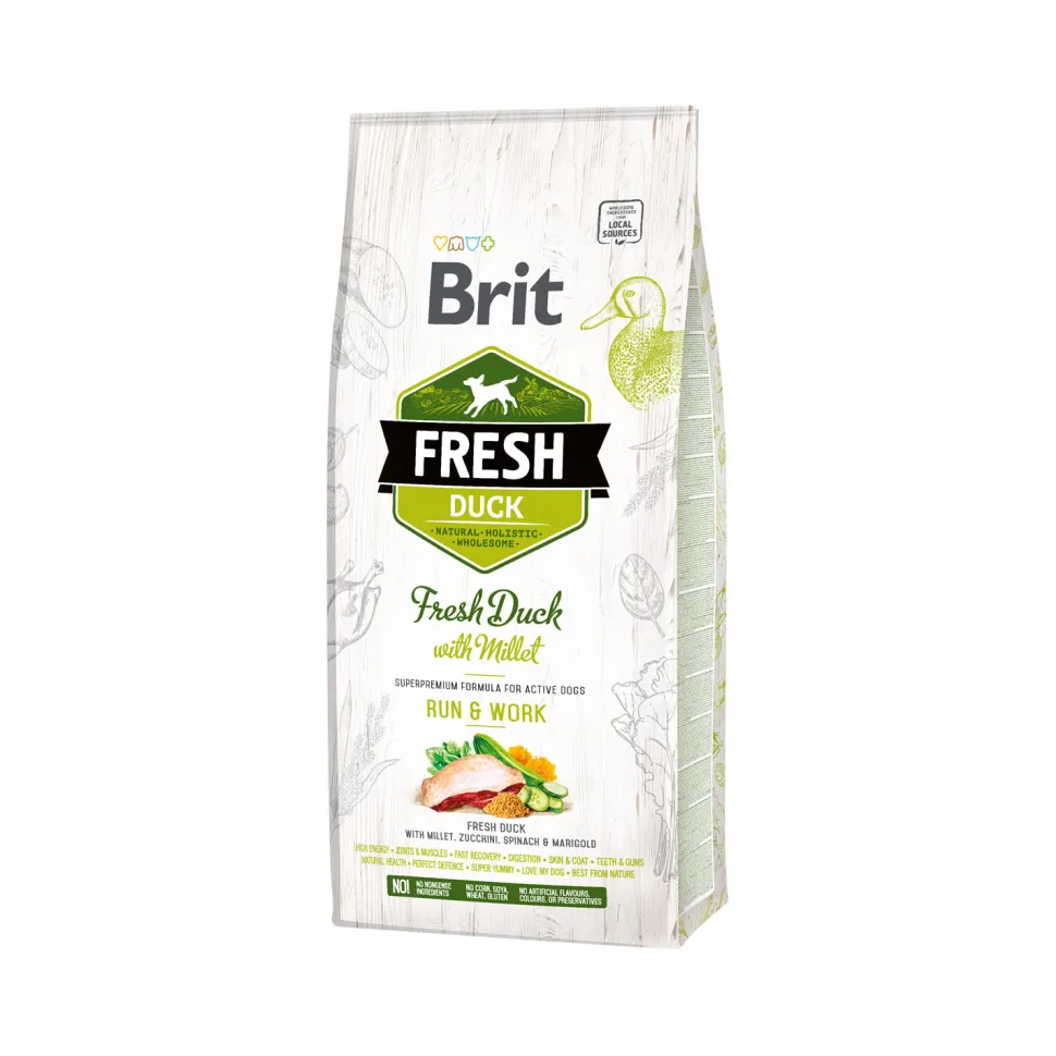Brit Fresh Duck with Millet - Active Run & Work