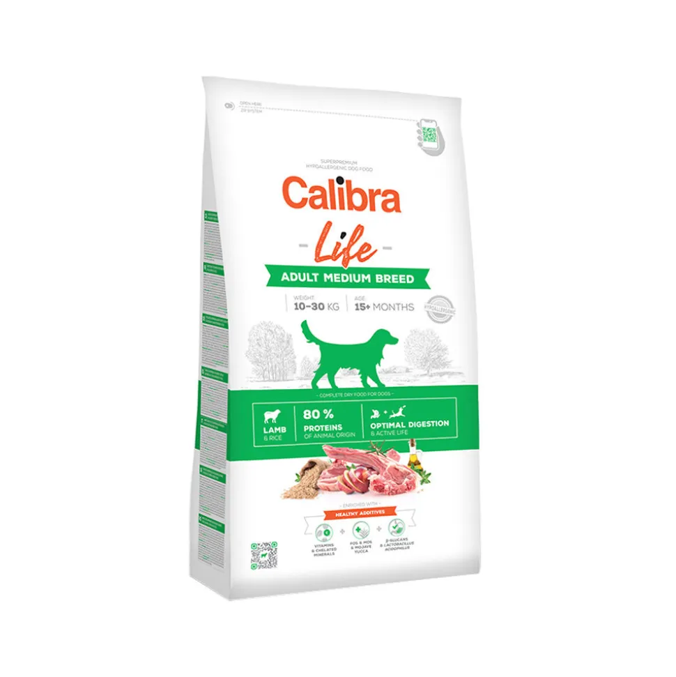 Calibra Dog Life Adult Medium Breed - Lam