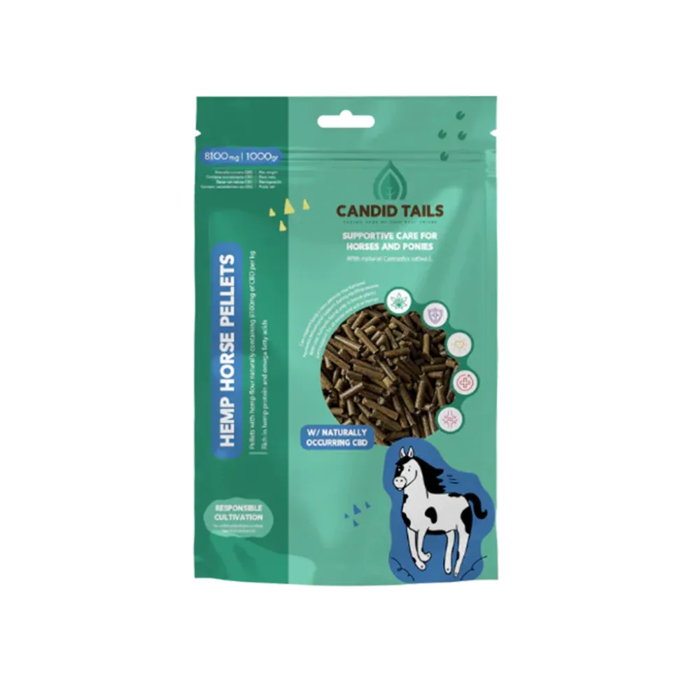 Candid Tails Henneppellets met CBD - Paard