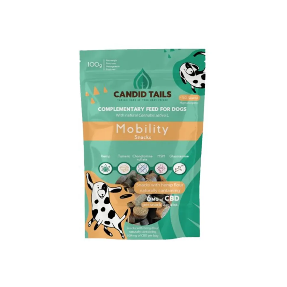 Candid Tails Mobility+ Snacks met CBD