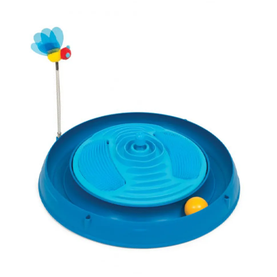 Catit Play Circuit Ball Toy with Catnip Massager