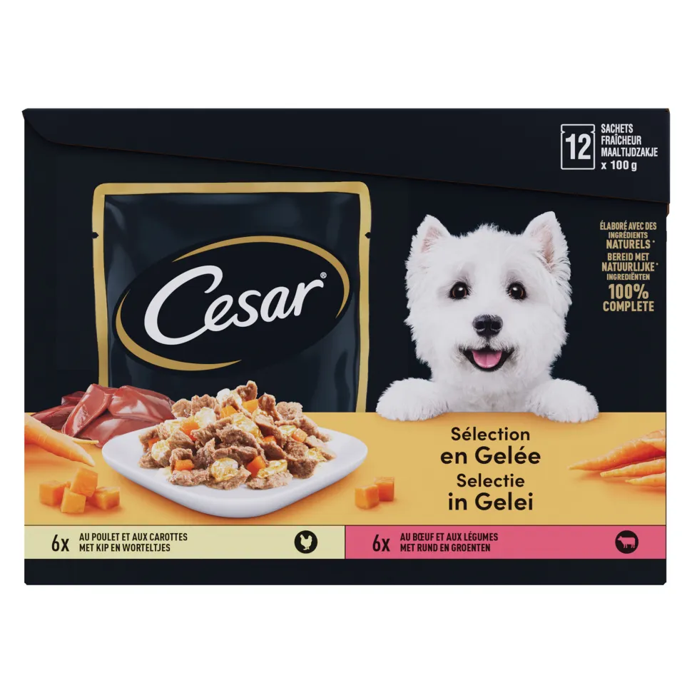 Cesar Selectie in Gelei - Pouch
