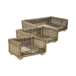 51 Degrees North Rattan Bed