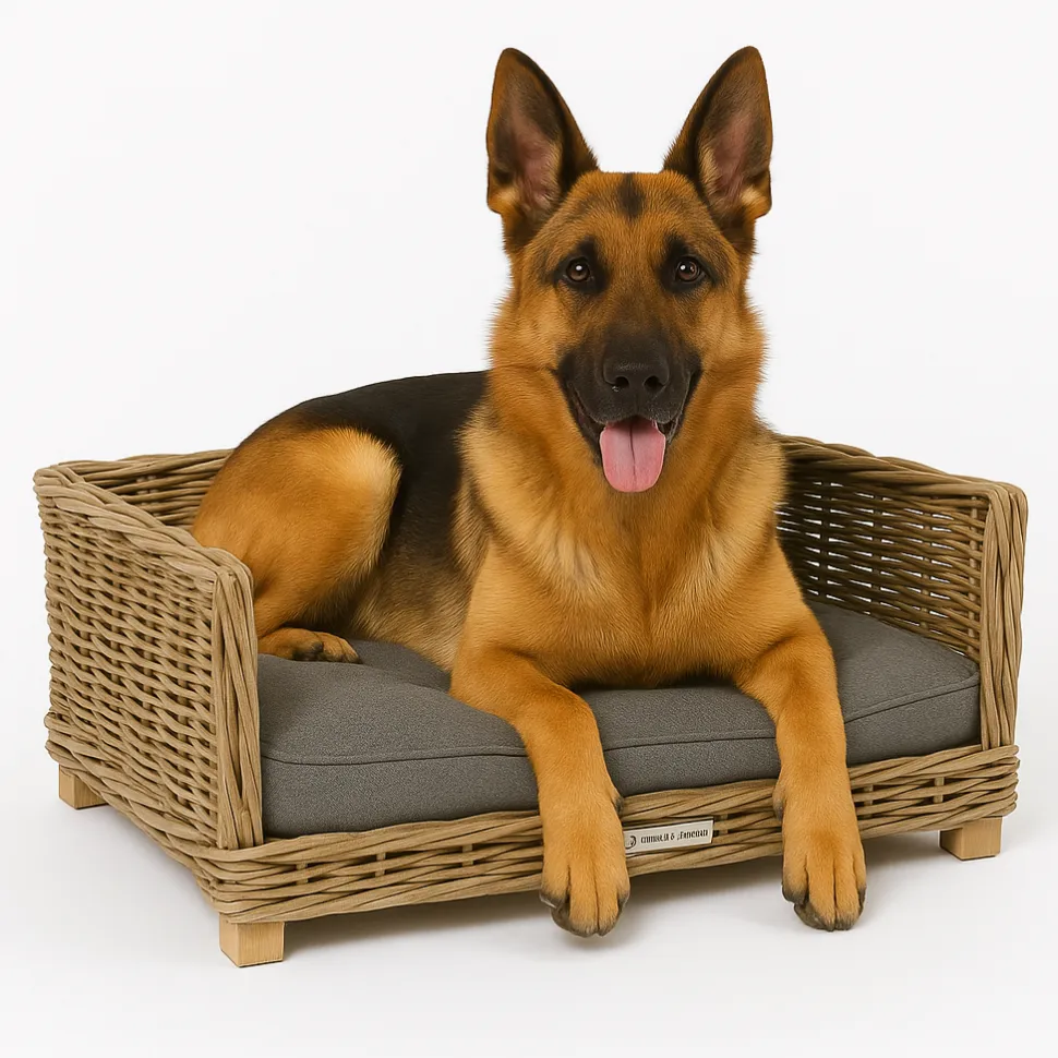 51 Degrees North Rattan Bed