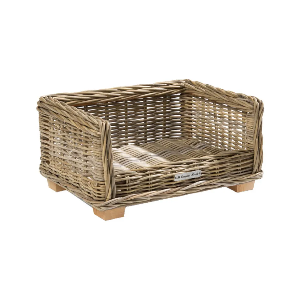 51 Degrees North Rattan Bed