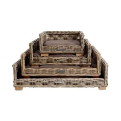 51 Degrees North Rattan Bed