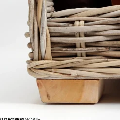 51 Degrees North Rattan Bed
