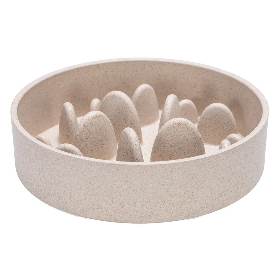 Designed by Lotte Bamboo Anti-Schrokbak Pom - Hond