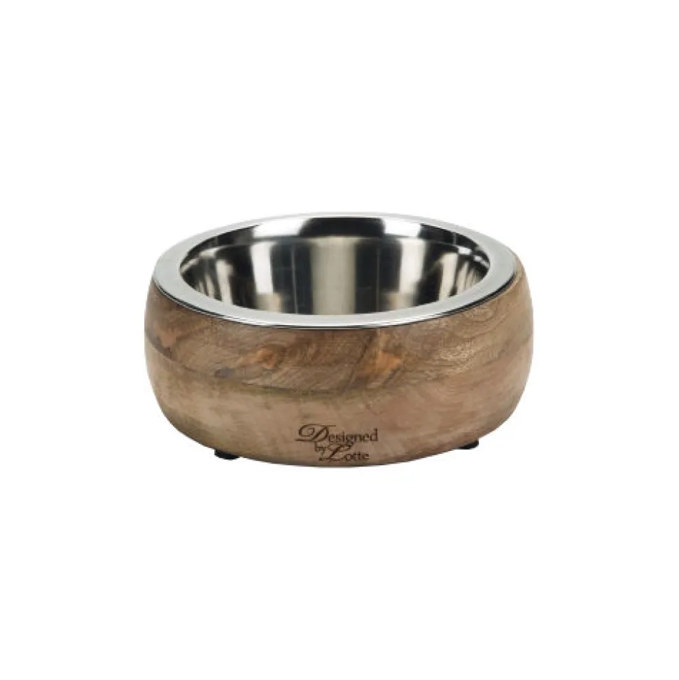 Designed by Lotte Houten Eet- en Drinkbak Mandira