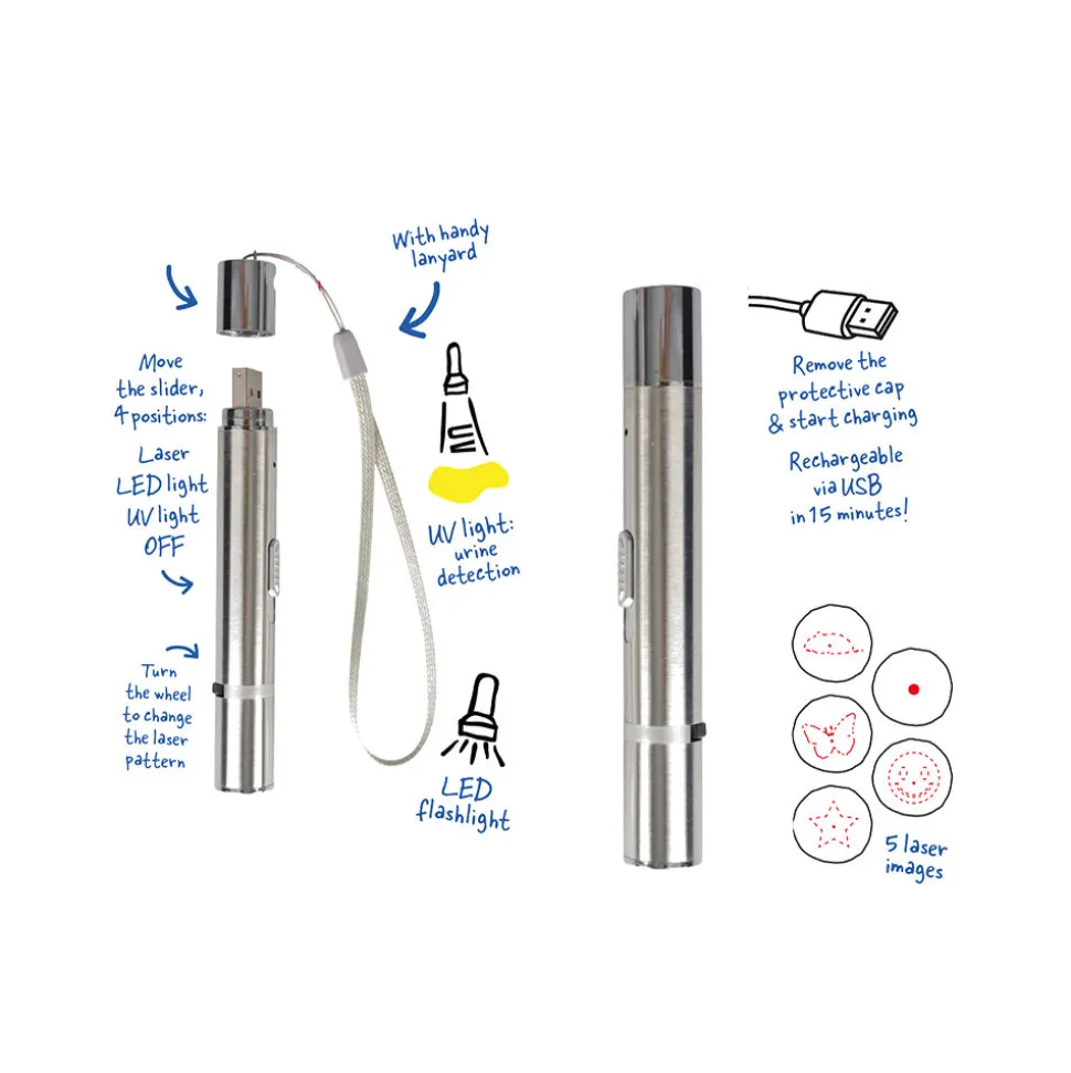 Duvo+ 5 in 1 Laser Kattenspeeltje