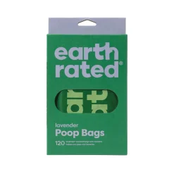 Earth Rated PoopBags met Handvatten - Lavendel