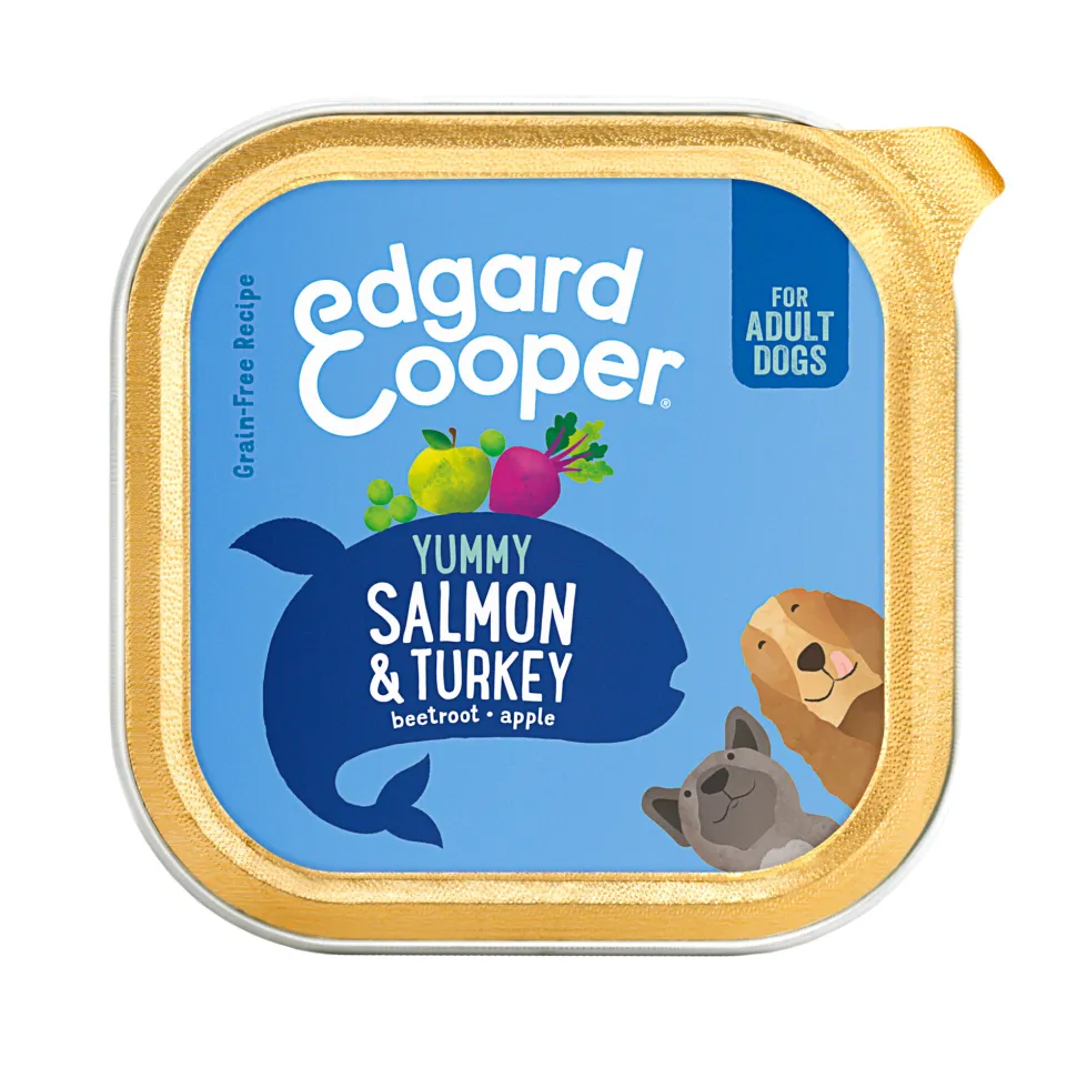 Edgard & Cooper Adult - Zalm & Kalkoen - Kuipje