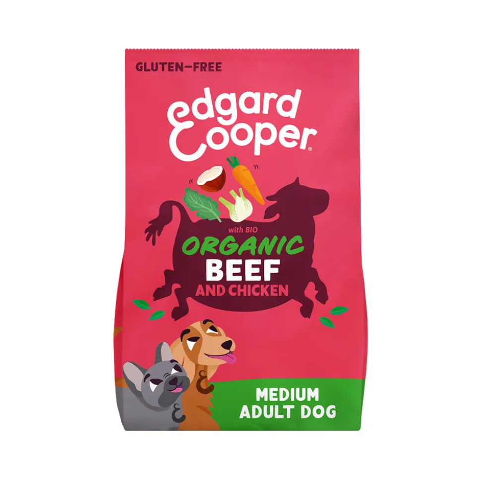 Edgard & Cooper Biologisch Adult - Rund & Kip