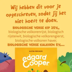Edgard & Cooper Biologisch Adult - Kalkoen & Kip
