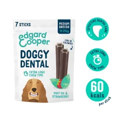 Edgard & Cooper Doggy Dental - Munt & Aardbei