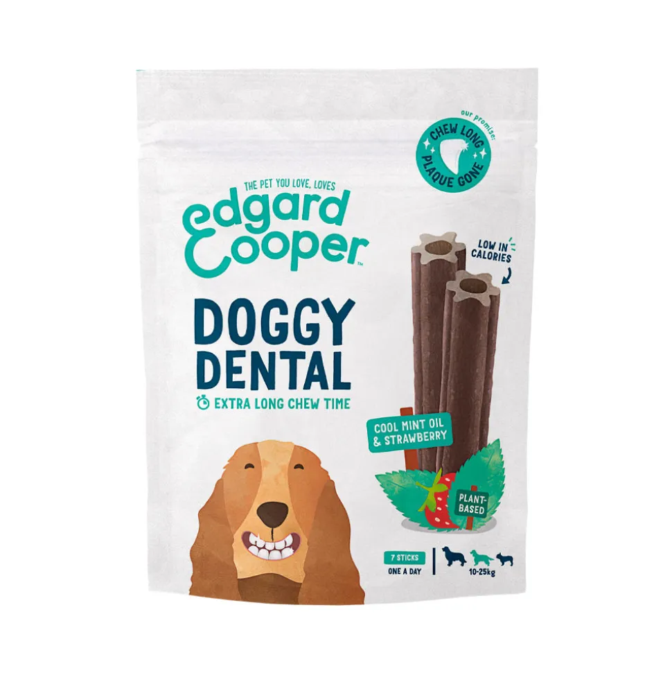 Edgard & Cooper Doggy Dental - Munt & Aardbei