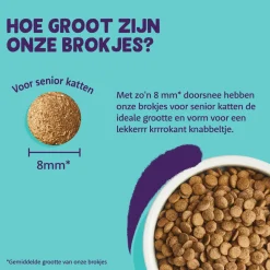 Edgard & Cooper Senior Cat - Vrije Uitloop Kip en Kalkoen - Kibbles