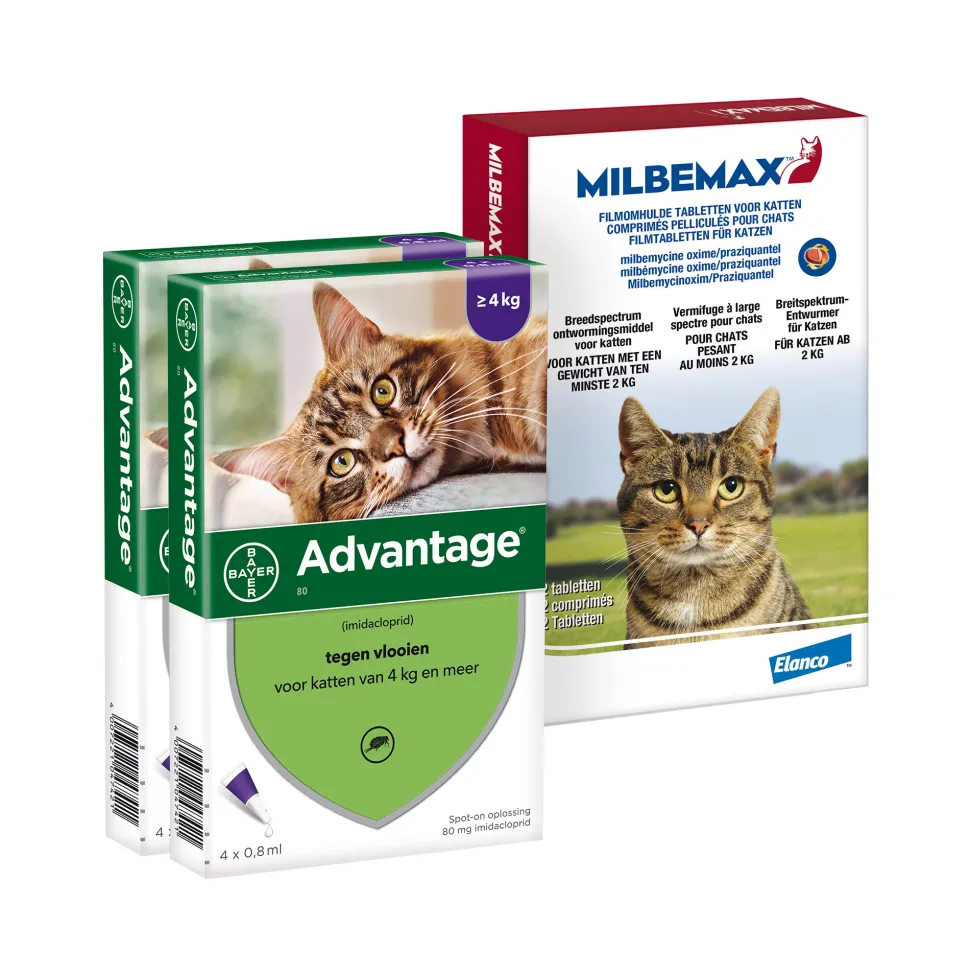 Elanco Preventiepakket Binnenkat 4 - 8 kg