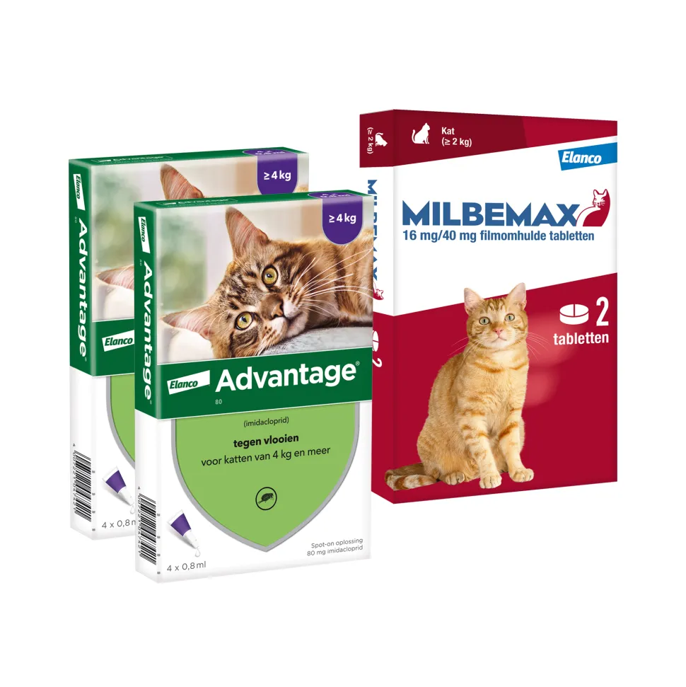 Elanco Preventiepakket Binnenkat 4 - 8 kg