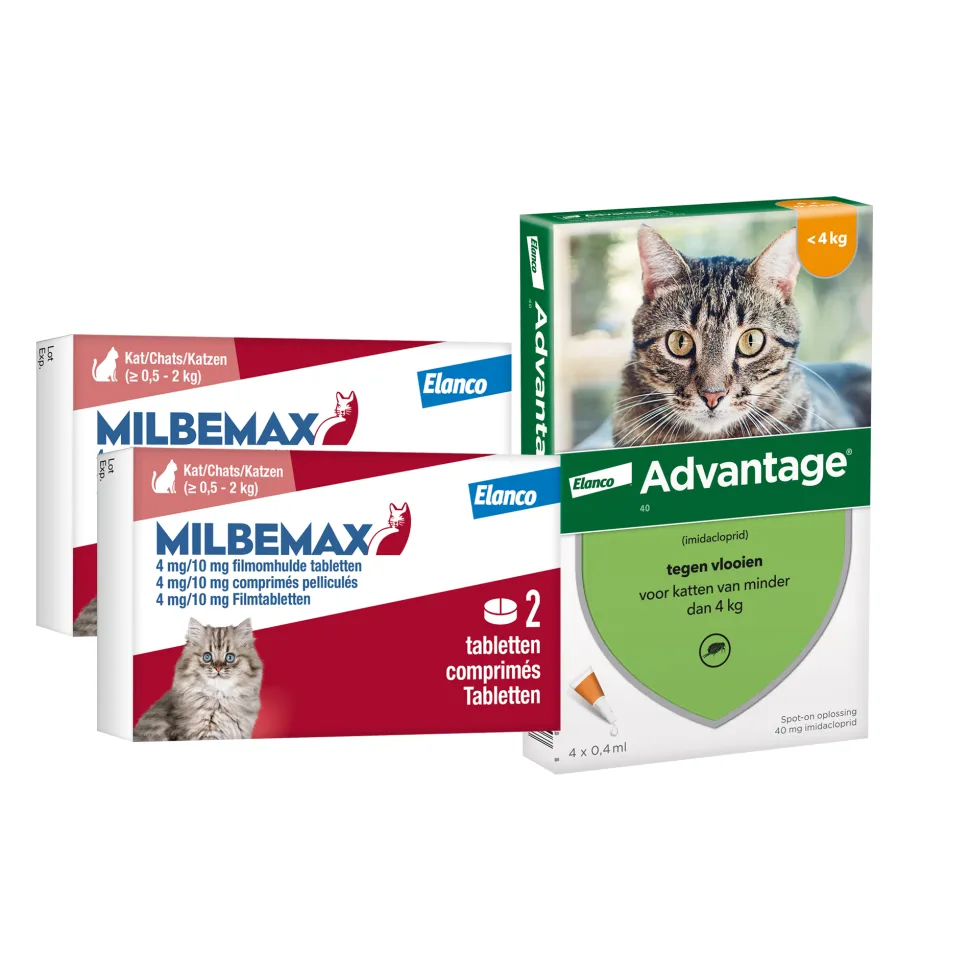 Elanco Preventiepakket Kitten 1 - 2 kg