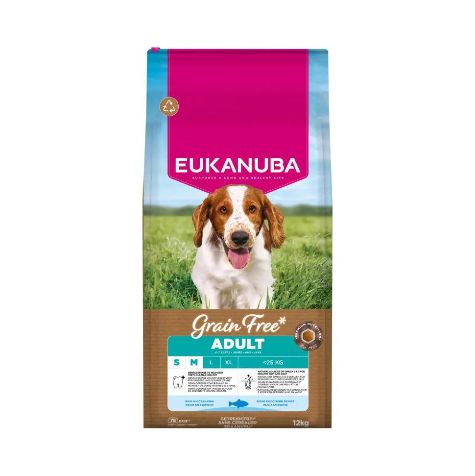 Eukanuba Dog Adult Small Medium Grainfree Hondenvoer