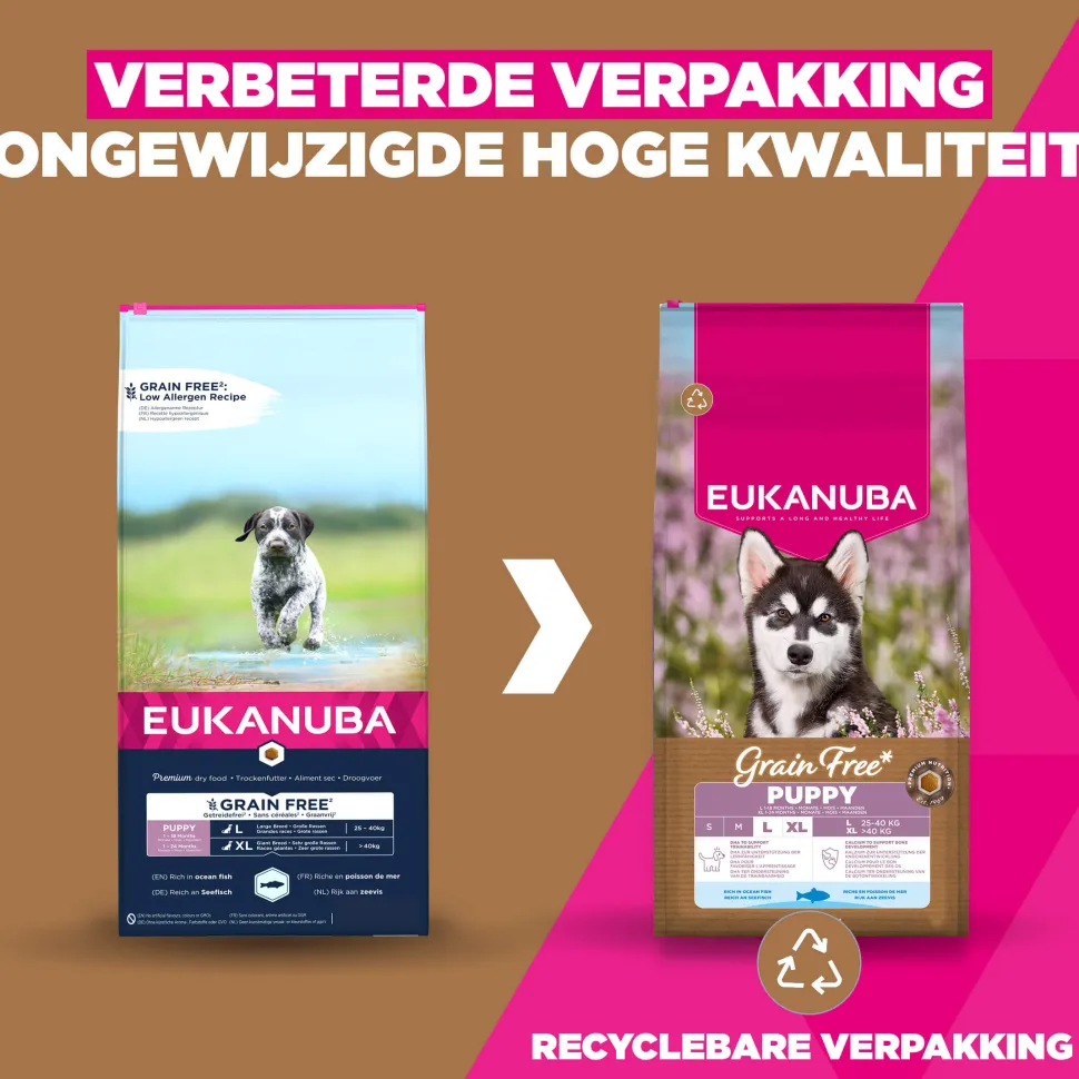 Eukanuba Dog Puppy & Junior Large Grainfree Hondenvoer