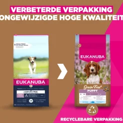 Eukanuba Dog Puppy Small/Medium Grainfree Hondenvoer