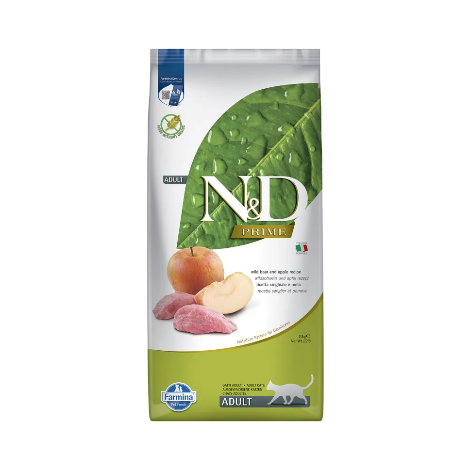 Farmina N&D Prime Adult Kattenvoer - Wild Boar