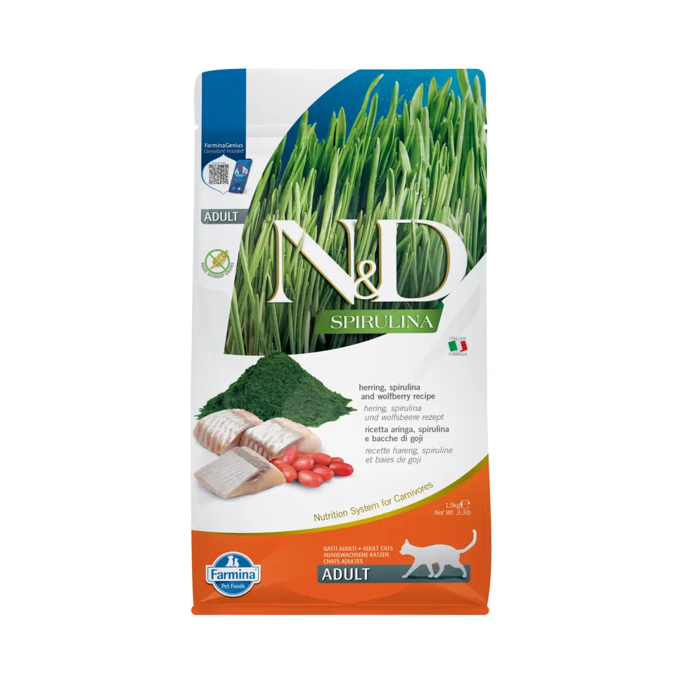 Farmina N&D Spirulina Adult Cat - Herring